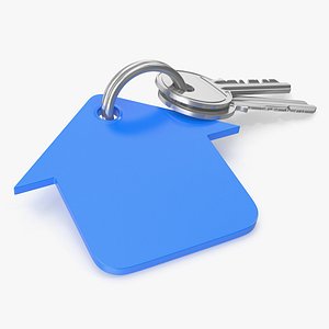 3D Home Shape Keychain