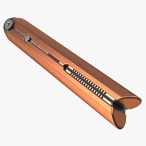 3D model Hair Straightener Dyson Corrale Copper Closed State