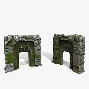 3D model old ruins