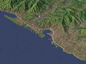 Italy set 4 - cities by the sea 3D