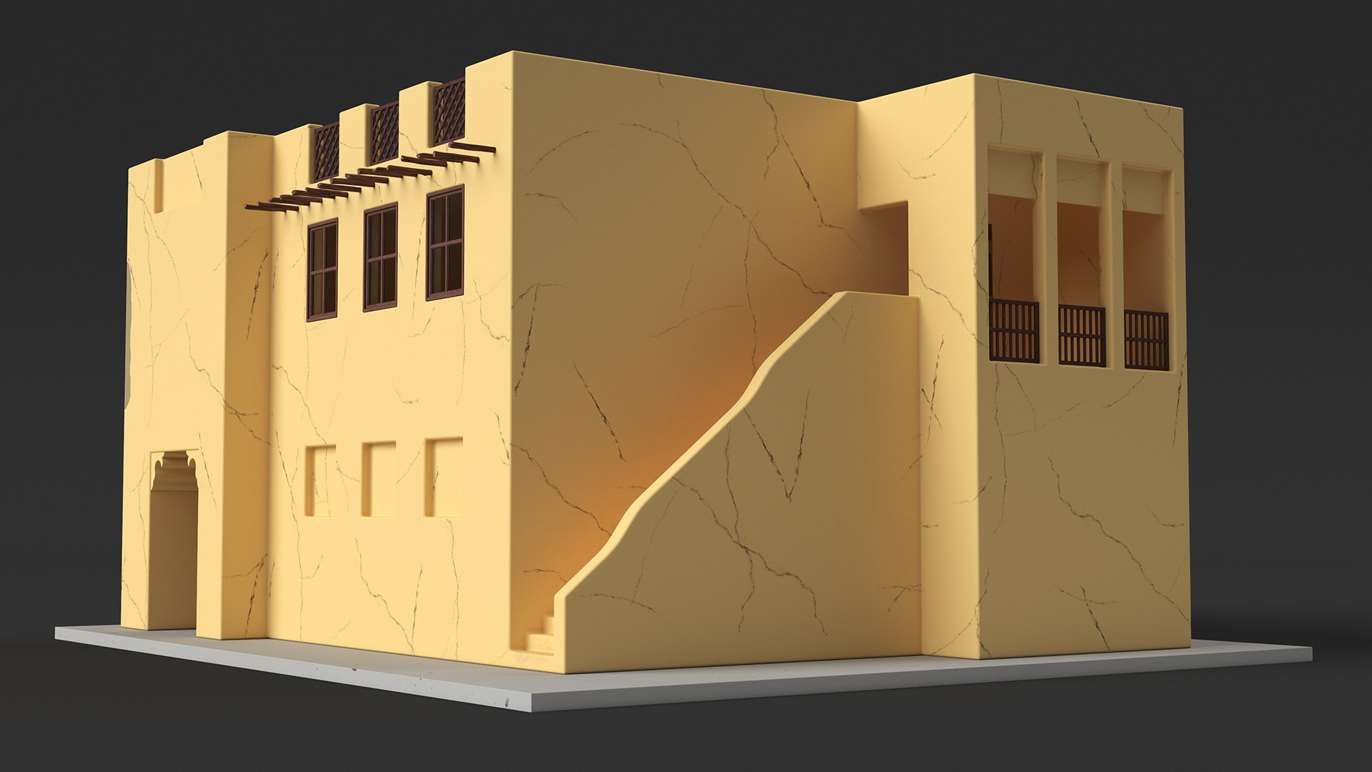3D Cartoon Two Story Arab Adobe House https://p.turbosquid.com/ts-thumb/I5/bDoUwe/F6/cartoontwostoryarabadobehousemb3dmodel006/jpg/1725512128/1920x1080/fit_q87/f0bf9e7725eaf6e469f58181f9c0bb5653fd3d3e/cartoontwostoryarabadobehousemb3dmodel006.jpg