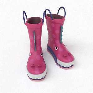 3D kids boots dragon