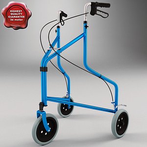 Folding 3 Wheel Walker