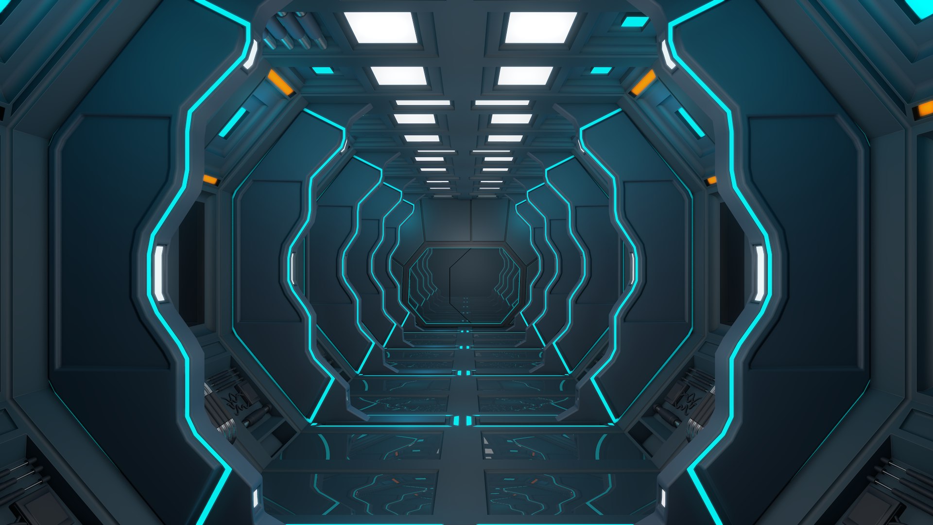 Sci Fi Interior 3D - TurboSquid 1850637