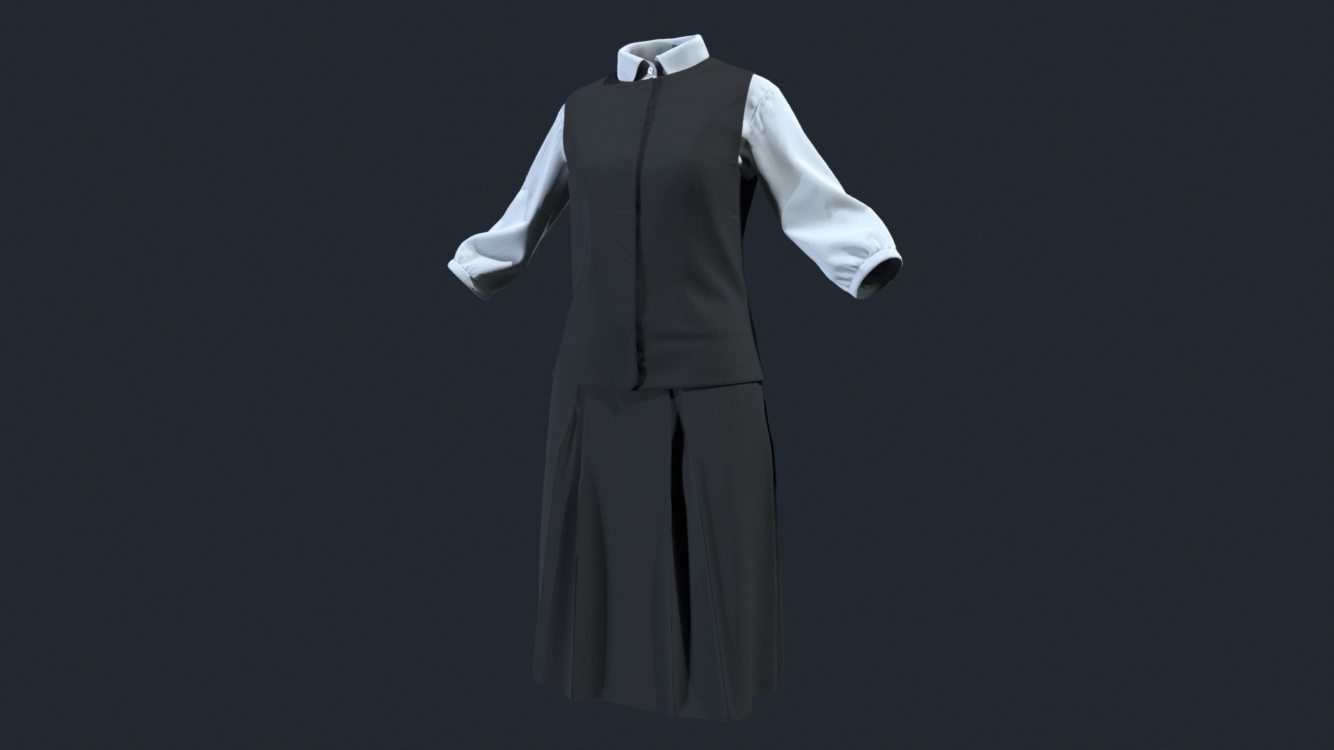 Japanese Office Uniform Realistic 3D model https://p.turbosquid.com/ts-thumb/I5/fTsO8L/RU/untitled_viewport/jpg/1752108933/1920x1080/fit_q87/d4af01bf04c65dc53270fa8c5e8a800977d6393f/untitled_viewport.jpg