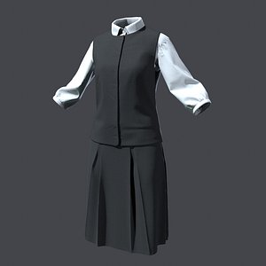 Japanese Office Uniform Realistic