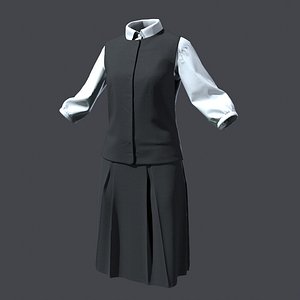 Japanese Office Uniform Realistic