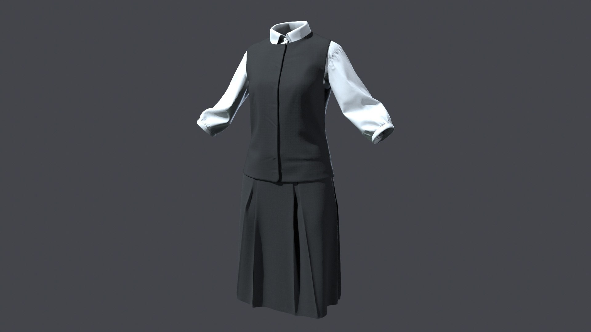 Japanese Office Uniform Realistic 3D model https://p.turbosquid.com/ts-thumb/I5/fTsO8L/iz/untitled_viewport_013/jpg/1752108926/1920x1080/fit_q87/243c84dffb5c5494b156df656a849e6735d2326e/untitled_viewport_013.jpg
