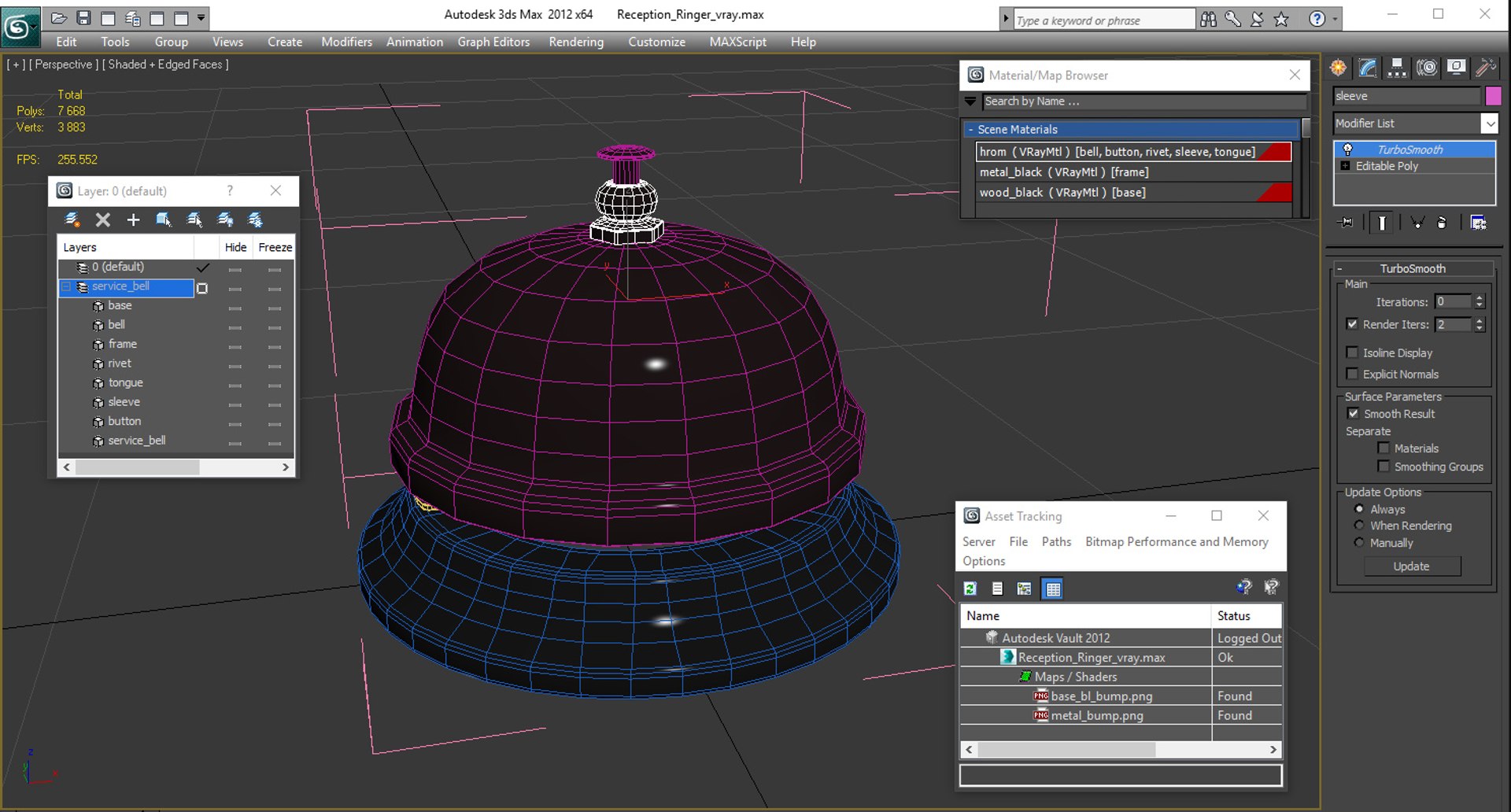 Reception Ringer 3D - TurboSquid 1329180