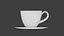 Realistic Tea Cup  Saucer