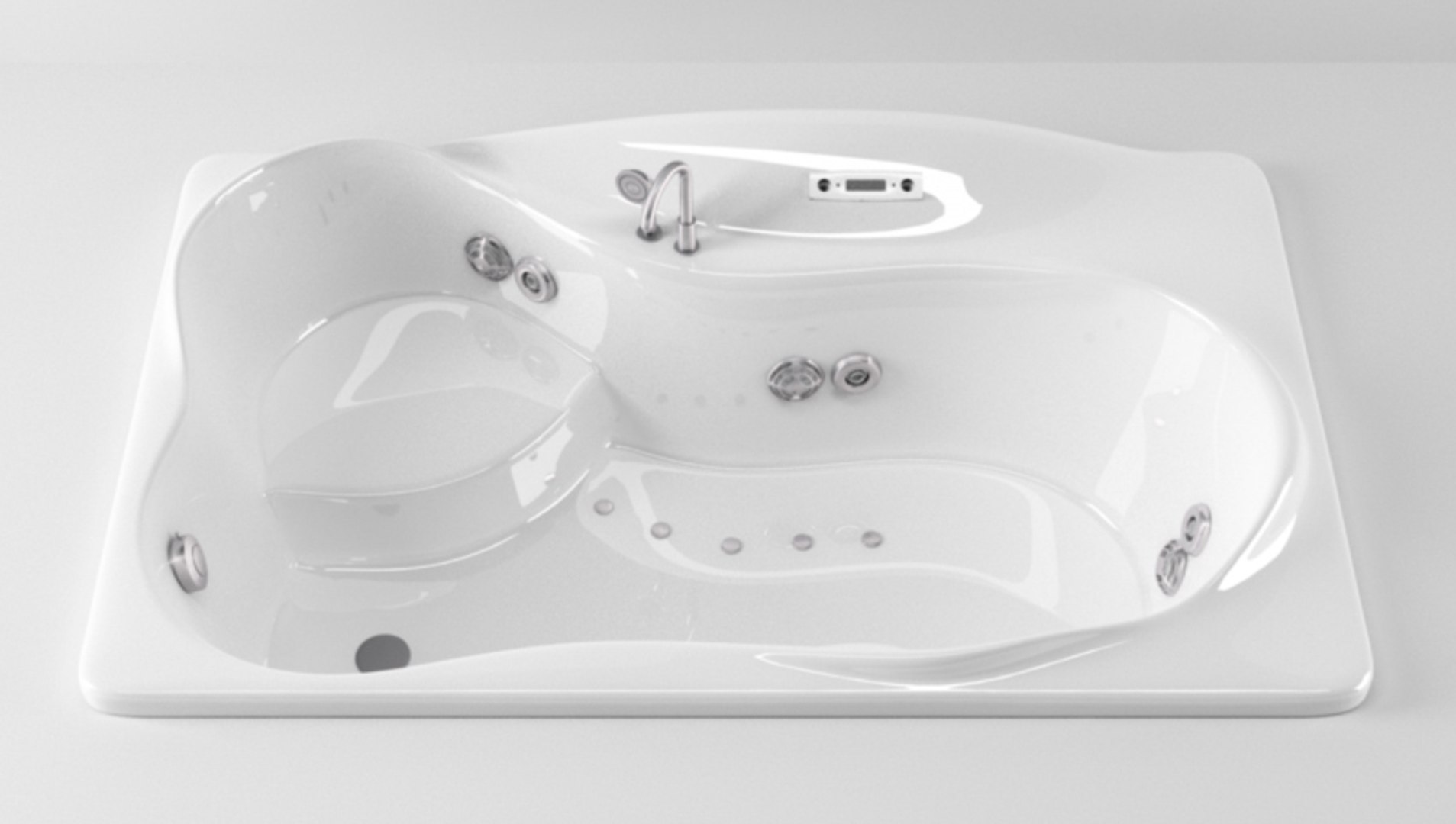 cinema4d teuco rondò bathtub 2