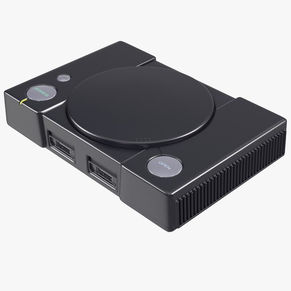 old gaming console 3D model