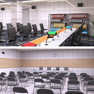 3D Conference Room Collection 2