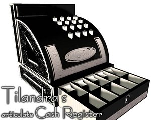 cash register 3d model