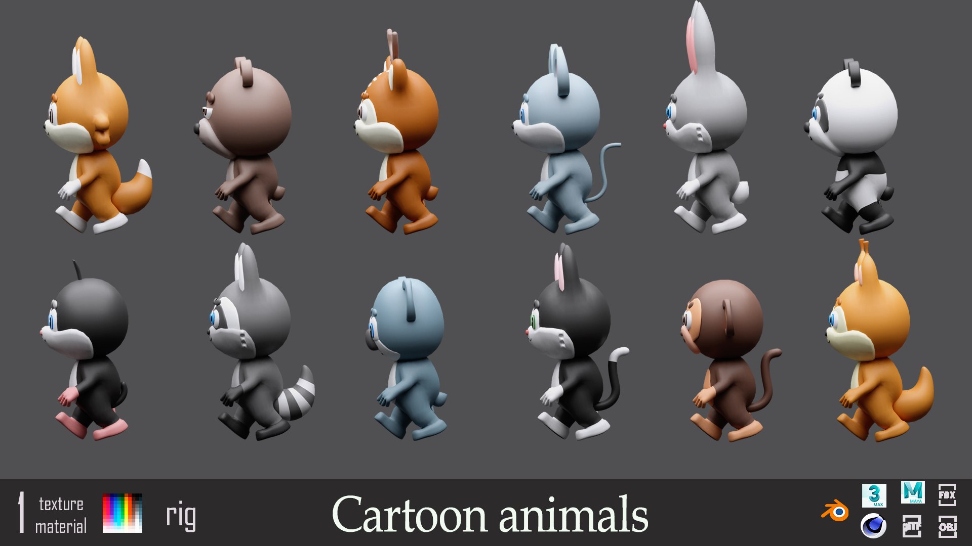 3D Cartoon character animals https://p.turbosquid.com/ts-thumb/I6/7Y0noc/6G/2/png/1683824267/1920x1080/fit_q87/7cbb4a3f165cd69a8dcd5c488ceb8d4b4c762e1c/2.jpg