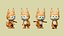Cartoon character animals