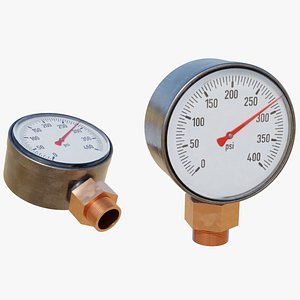 Pressure Gauge 3D model model