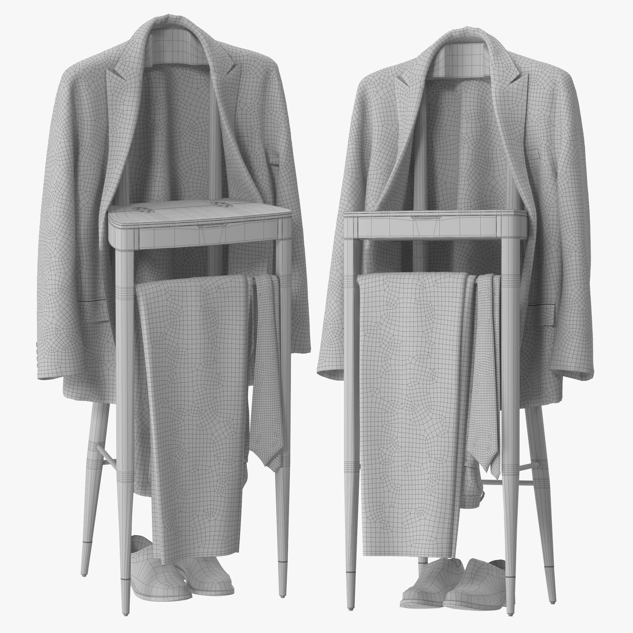 Clothing stand jacket 3D TurboSquid 1685736