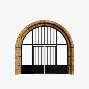 3D Roman Arch Gate