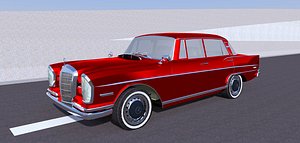 vintage Mercedes-Benz 300 SE, circa 1963.