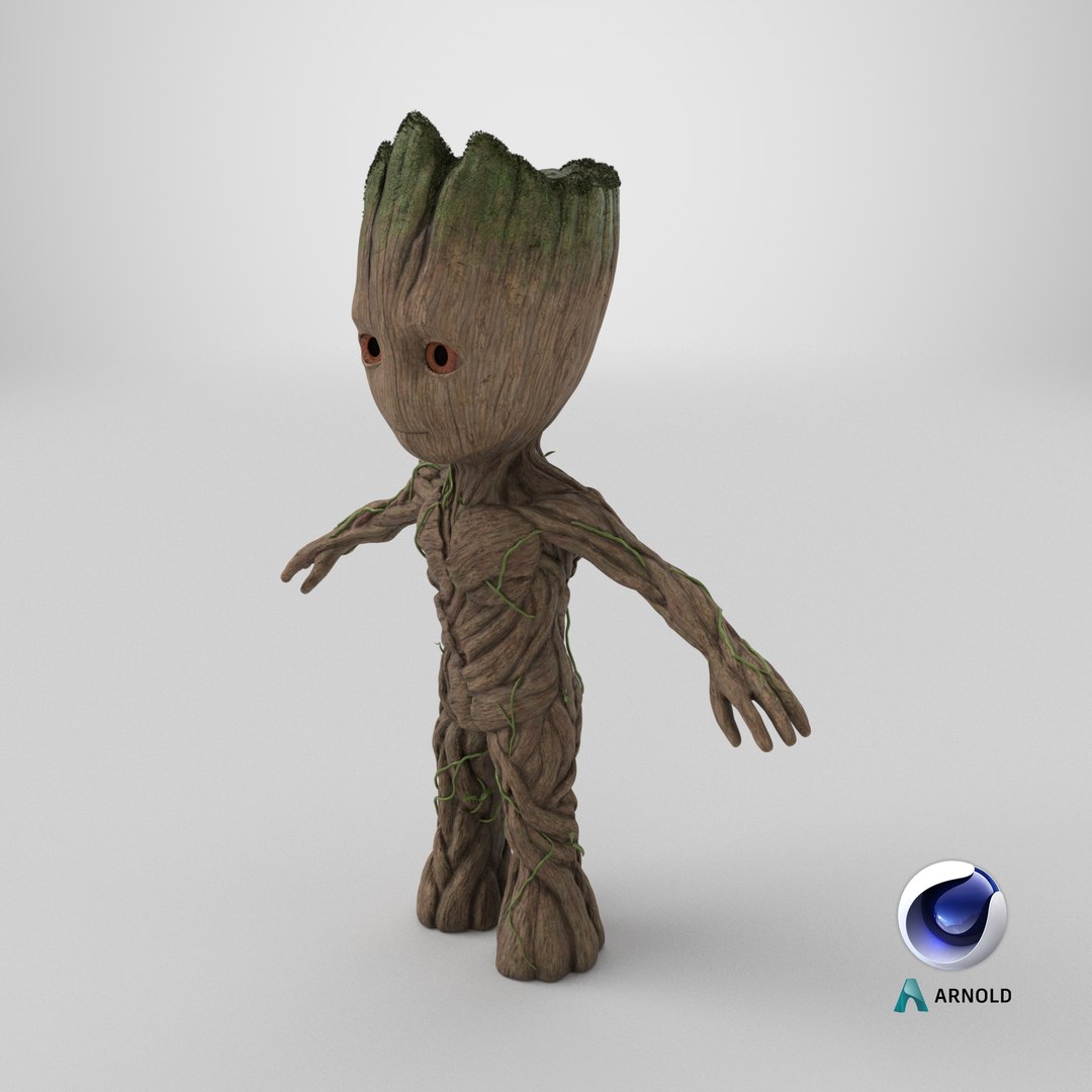 Little Groot Character from Marvel 3D model https://p.turbosquid.com/ts-thumb/I6/LtjQ3m/AK/stemcell_cinema_4d_arnold_render/png/1731608199/1920x1080/fit_q87/c14a5dd7a23b1b0d7f2f37a767253a0981d48ab1/stemcell_cinema_4d_arnold_render.jpg