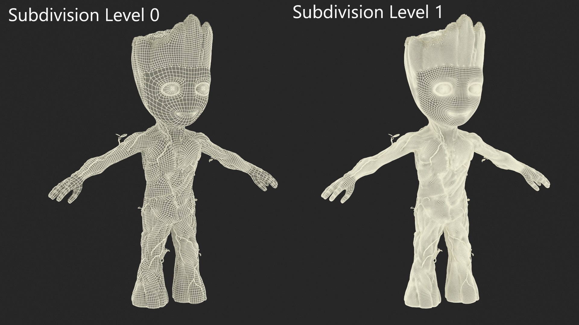Little Groot Character from Marvel 3D model https://p.turbosquid.com/ts-thumb/I6/LtjQ3m/Qu/littlegrootcharacterfrommarvelvray3dmodel012/jpg/1723658632/1920x1080/fit_q87/2c06a3e5e151a52059f15d92bc85eaea4e1ea14c/littlegrootcharacterfrommarvelvray3dmodel012.jpg