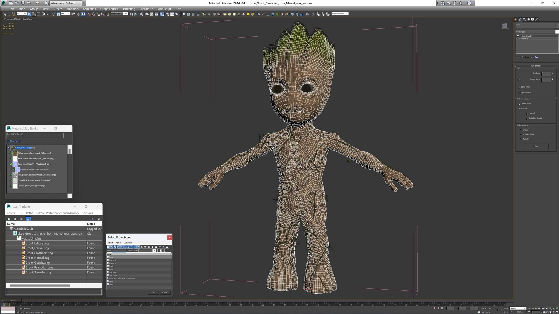 Little Groot Character from Marvel 3D model https://p.turbosquid.com/ts-thumb/I6/LtjQ3m/fl/littlegrootcharacterfrommarvelvray3dmodel015/jpg/1723658643/1920x1080/fit_q87/edfacac5246c119108957cb5de653fd9528dd6aa/littlegrootcharacterfrommarvelvray3dmodel015.jpg