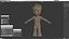 Der kleine Groot als Figur aus Marvel
