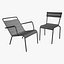 Luxembourg chair and armchair