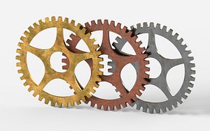 3D model gear hardware industrial