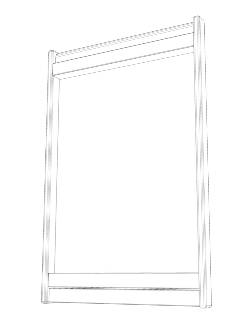 3D Rustic Frame Model - TurboSquid 1383227