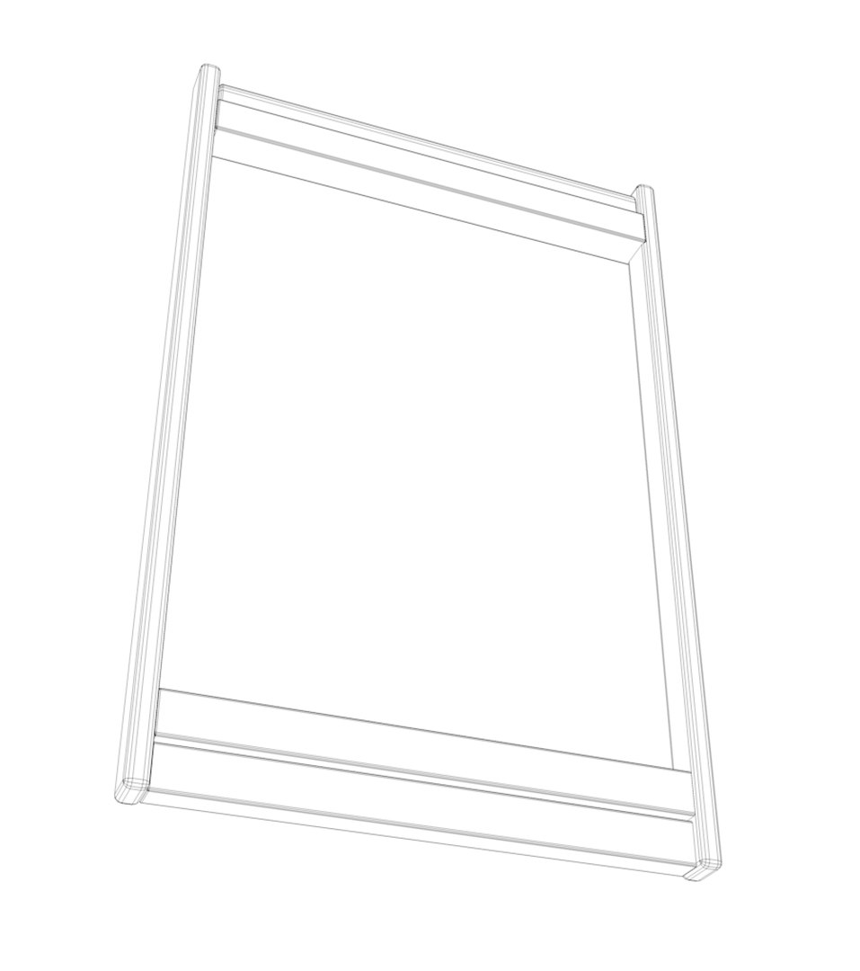 3D Rustic Frame Model - TurboSquid 1383227