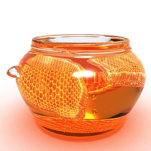 3D honeycomb honey model