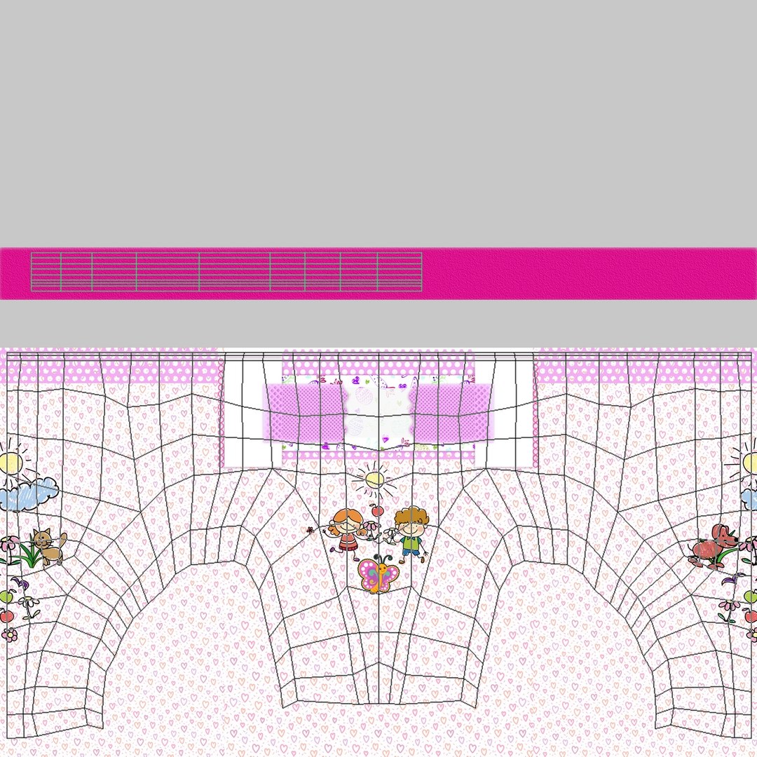 One Year Old Girl In Diaper Fur Rigged 3D Model TurboSquid 2292492