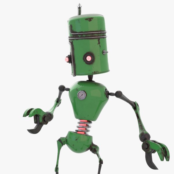 3D Cartoony robot advanced rigged model - TurboSquid 1836823