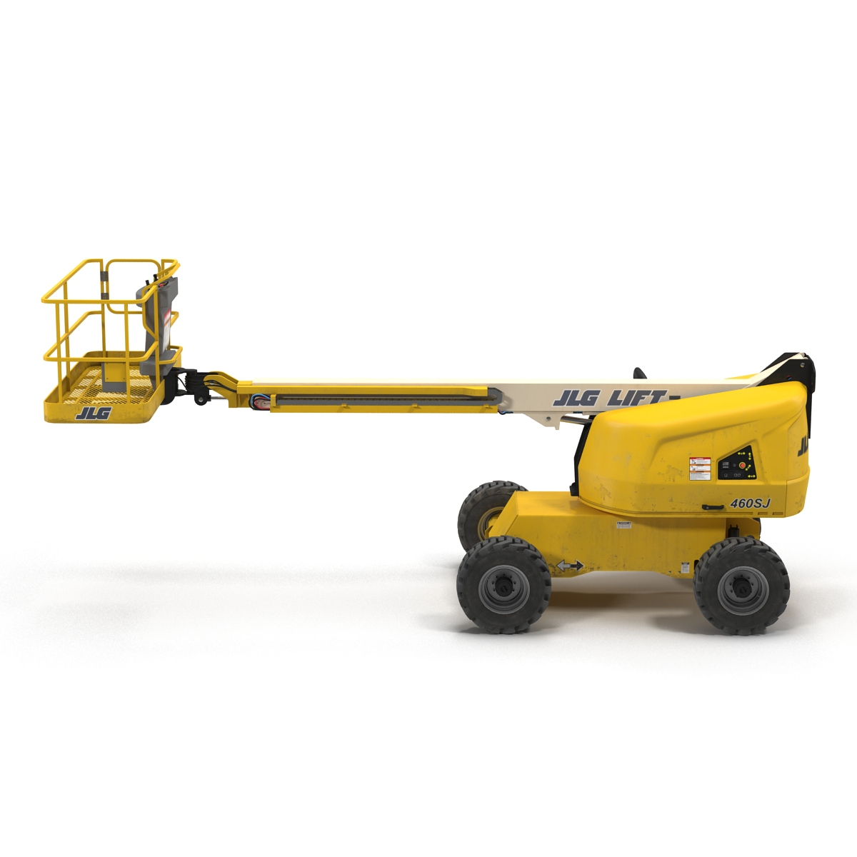 3d Model Telescopic Boom Lift Jlg