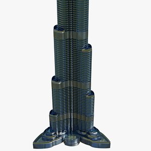 Burj Khalifa 3D model