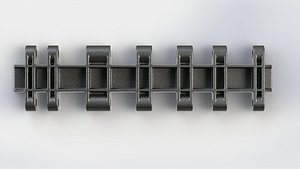 free track panzerkampfwagen vi ausf 3d model