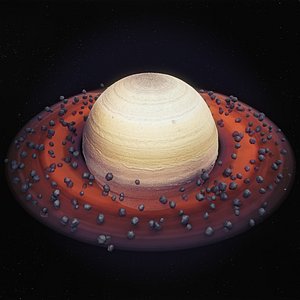 Saturn High Poly