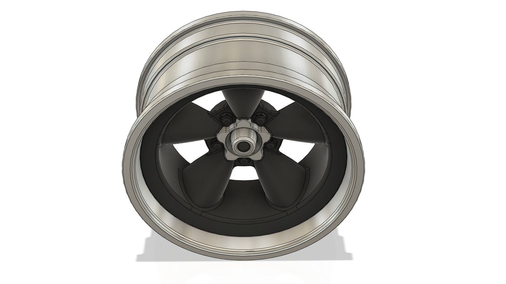 Cragar torque thrust rim 3D model - TurboSquid 1924475