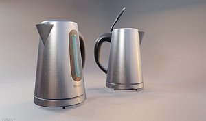 electric kettle kitchen appliance 3D