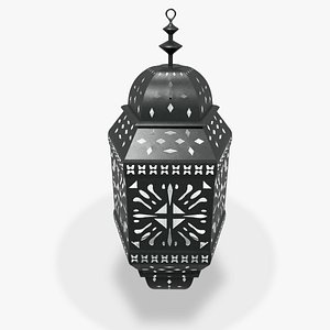 Moroccan Oriental Lantern 3D