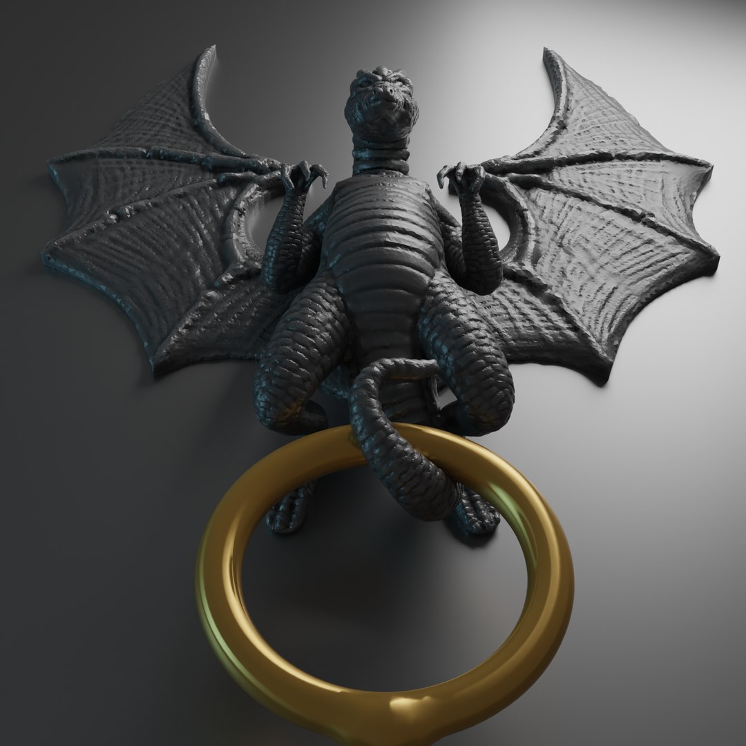 door hammer dragon 3D https://p.turbosquid.com/ts-thumb/I6/y56LXJ/63x84hOZ/4/png/1587511597/1920x1080/fit_q87/d6d2bbce3725ffd736db3d243f84b45174ecc389/4.jpg