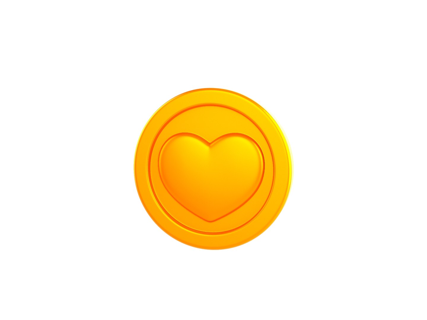 3D Model Print004 Coin Heart - TurboSquid 1891507