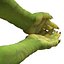 Goblin Hands Pose 2 3D Model