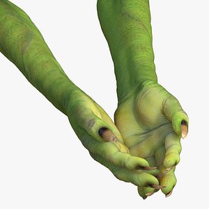 Goblin Hands Pose 2 3D Model