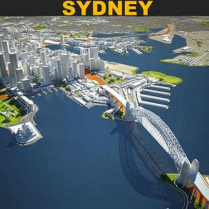 sydney skyline vol 2 3D model