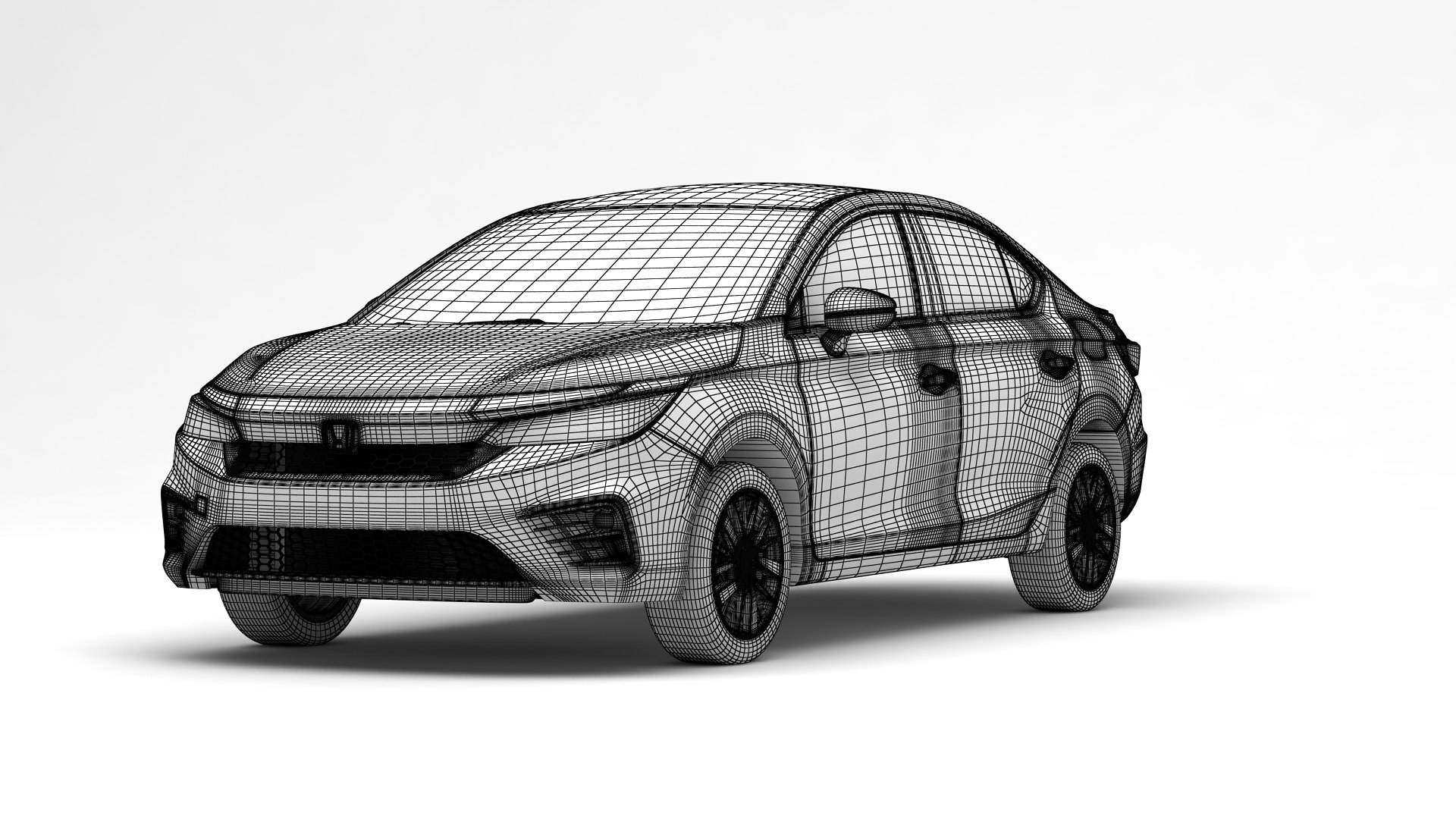 3D Model Honda City TurboSquid 1836473