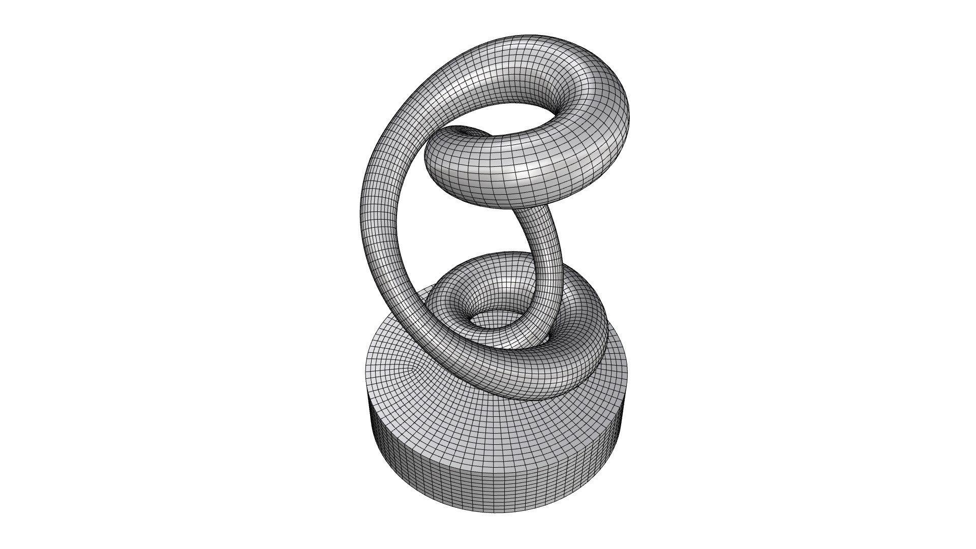 3D Model Complex Loop Modern Statue - TurboSquid 2283479