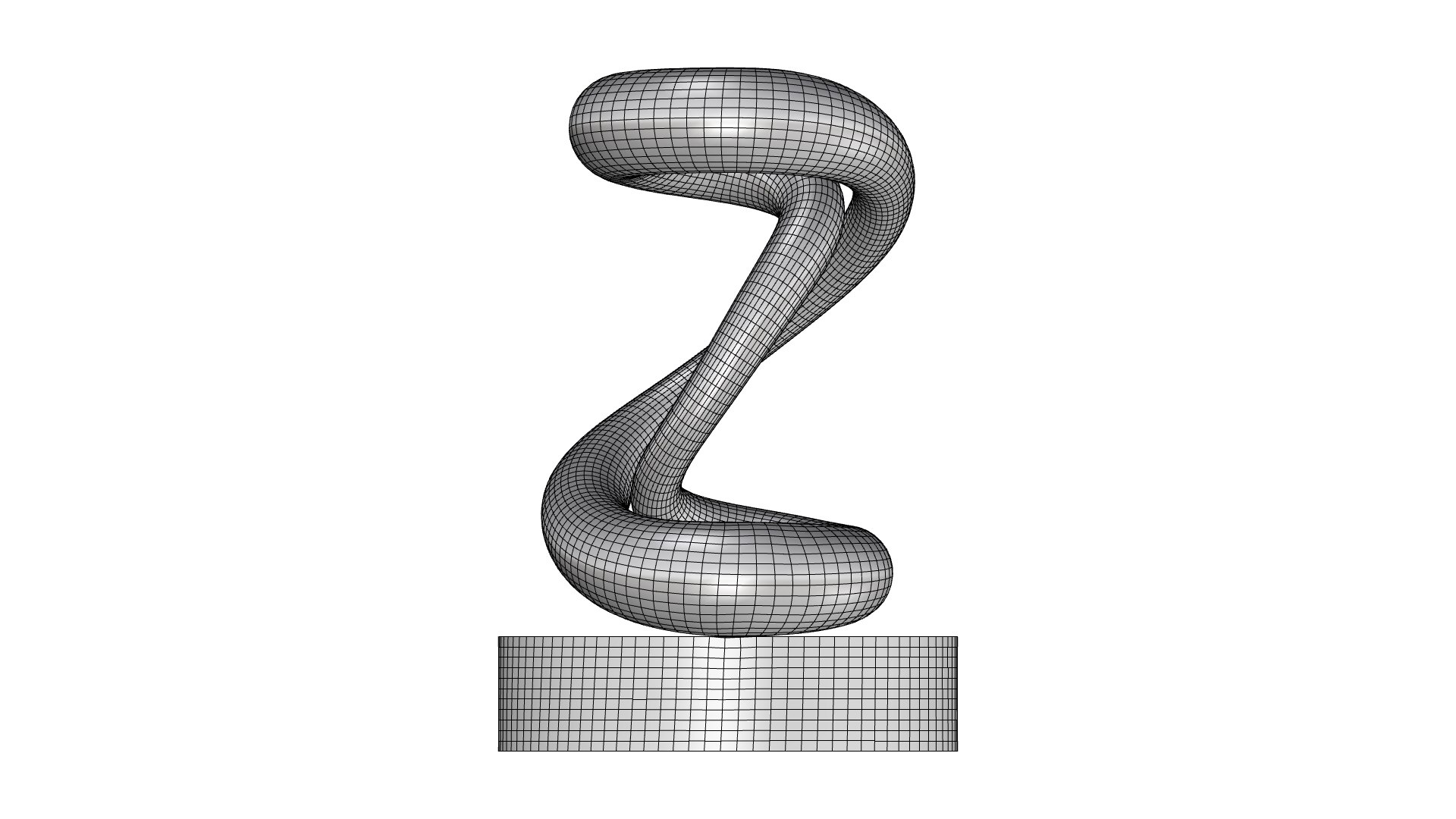 3D Model Complex Loop Modern Statue - TurboSquid 2283479